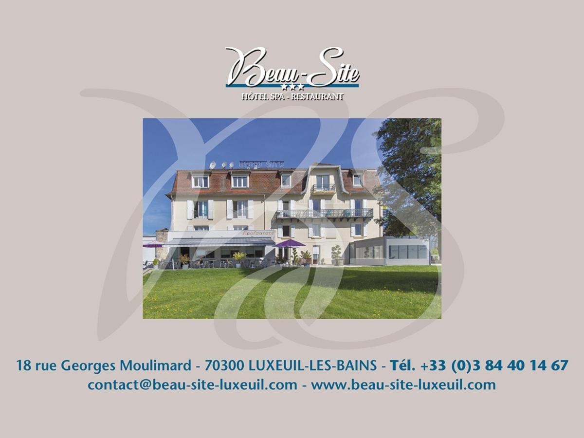 Logis Hotel Restaurant Spa Beau Site ليوكسيل لو بينز المظهر الخارجي الصورة